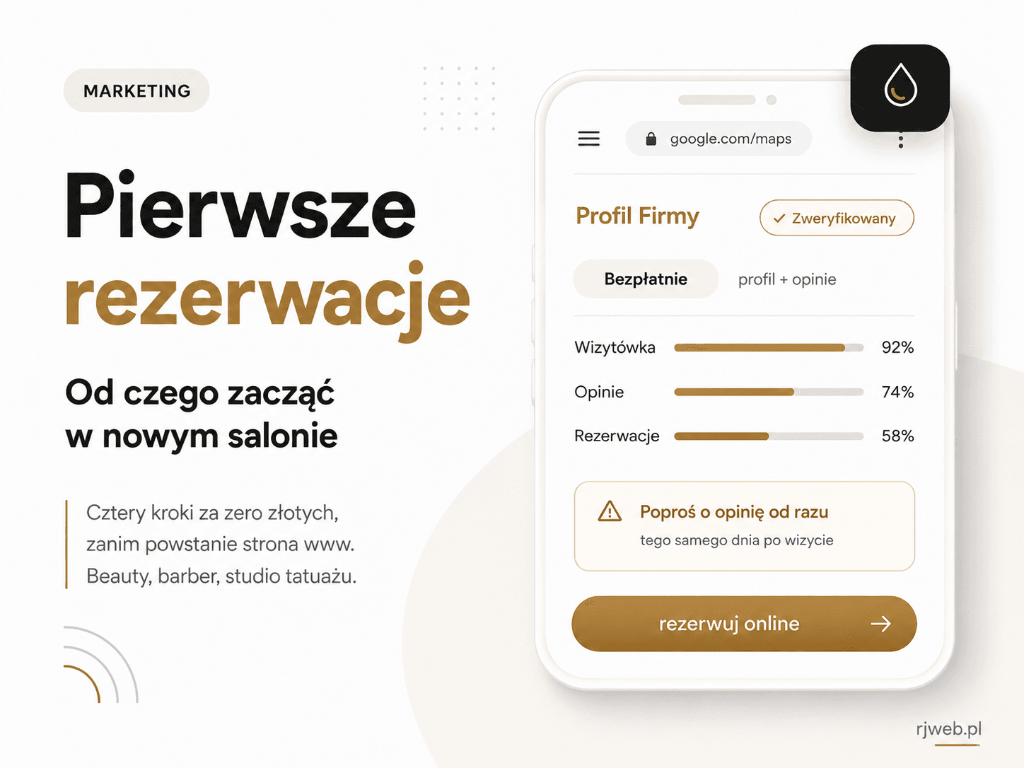 Pierwsze rezerwacje w salonie beauty. Wizytówka Google i cztery kroki na start